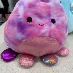 Squishmallows Pink and Purple Tie-Dye Stuffed Animal